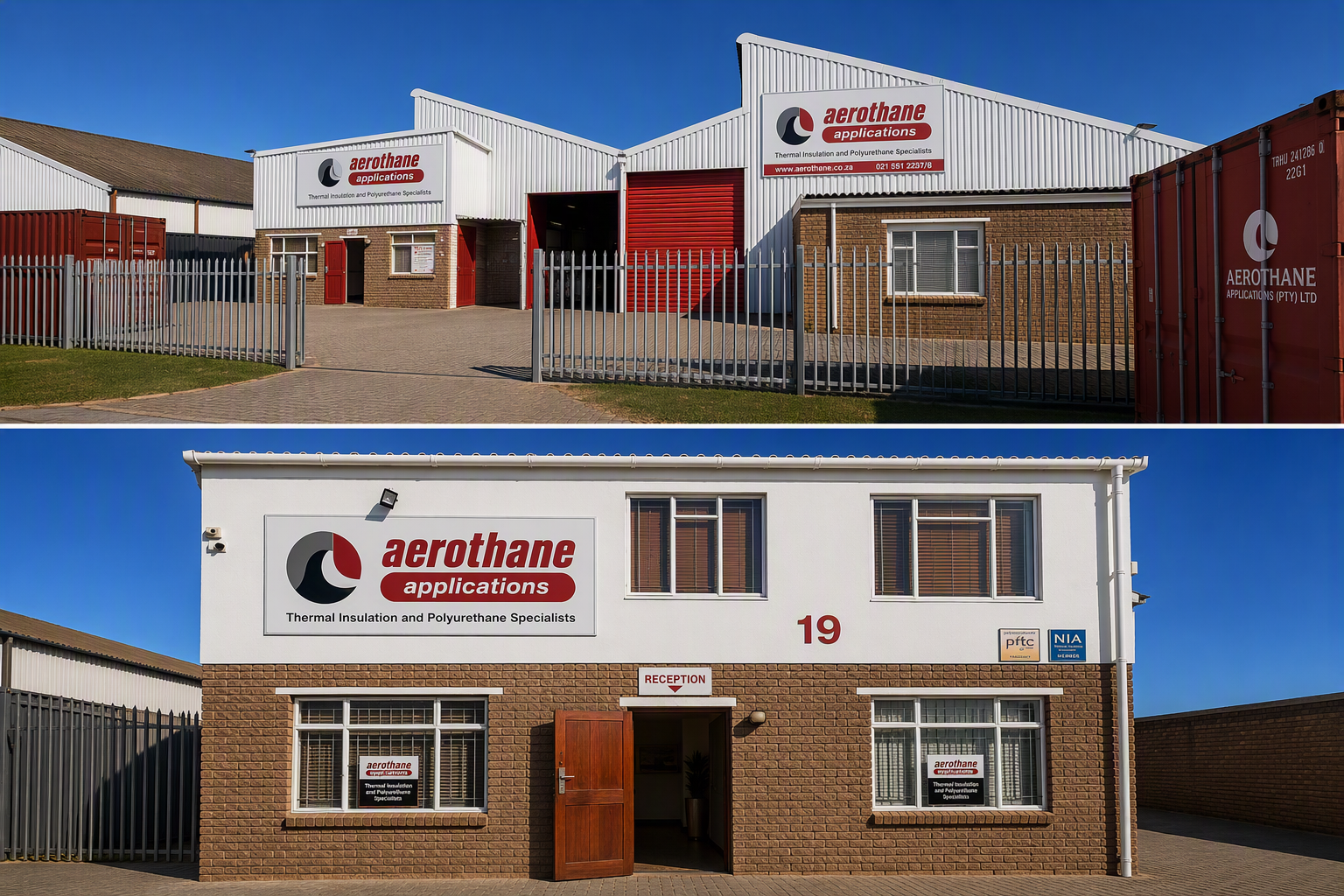 Aerothane manufacturing facility Cape Town